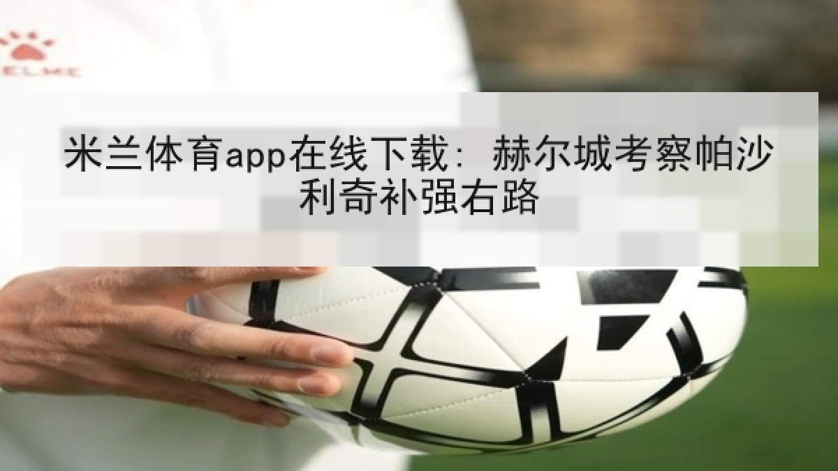 米兰体育app在线下载: 赫尔城考察帕沙利奇补强右路